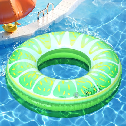 Swimming Ring, Fruit Styling Design, Adult Fruit Pattern Swimming Ring, Simulation Fruit Printing Swimming Ring, Summer Swimming Essential Supplies, Beach Pool Floatation Ring(Without Pump)