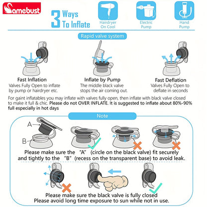 Inflatable Rose Golden Flamingo Swim Ring, Summer Pool Party Float Toy, Hawaiian Beach Party Essential, Photo Prop, Atmosphere Accessory