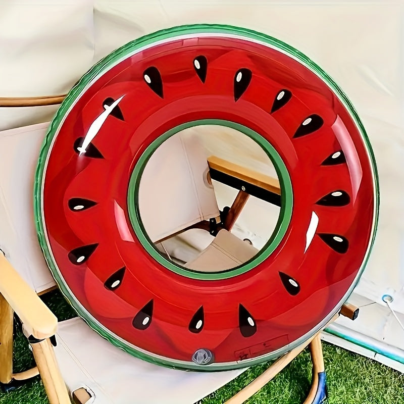 Swimming Ring, Fruit Styling Design, Adult Fruit Pattern Swimming Ring, Simulation Fruit Printing Swimming Ring, Summer Swimming Essential Supplies, Beach Pool Floatation Ring(Without Pump)